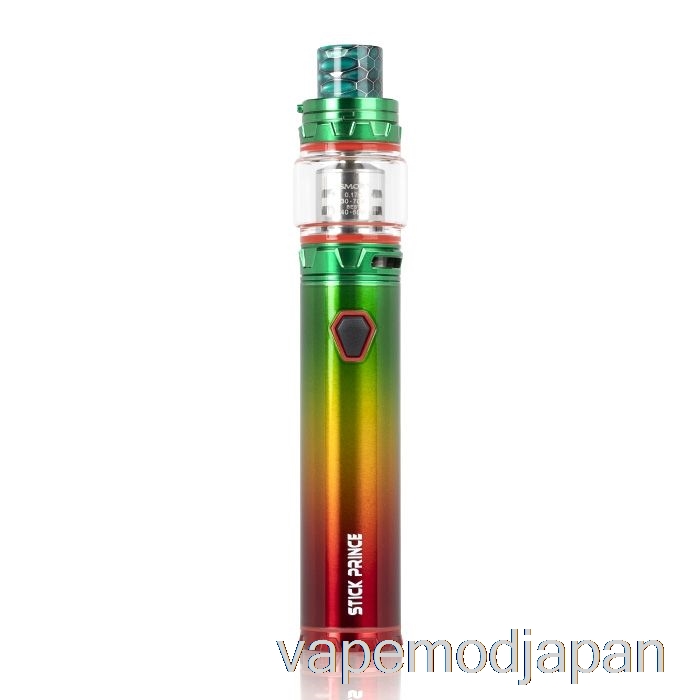 VAPE MOD スモック スティック プリンス キット - ペンスタイル TFV12 プリンス グリーン ラスタ